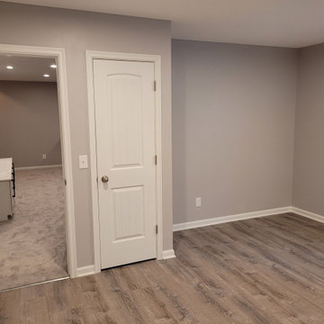 Basement Project In Chaska, MN - Custom Cabinets and Doors