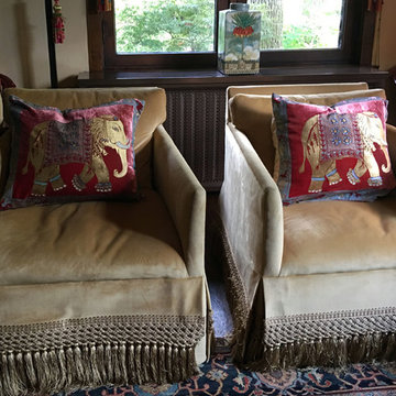Elephant Silk Velvet Pillow