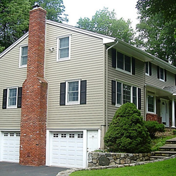 6 1/4" HardiePlank Smooth Monterray Taupe, Arctic White HardieTrim
