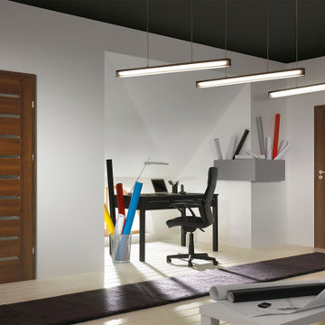 Glenview Haus Eco Veneer Modern Interior Doors Gallery Project | DBEV-CNT-A