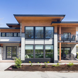2017 PNE Modular Prize Home - Siding And Stone Veneer