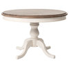 Macey Round Dining Table 47''-Suna/Wh
