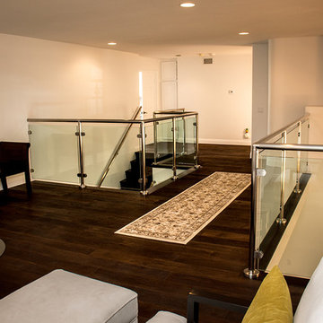 Glendale - Glass Railing Loft Addition