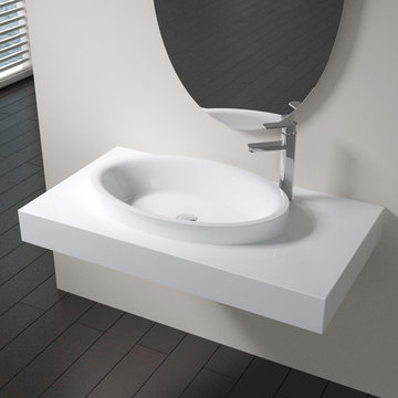 Badeloft Sinks - Wall Mounted - Stone Resin