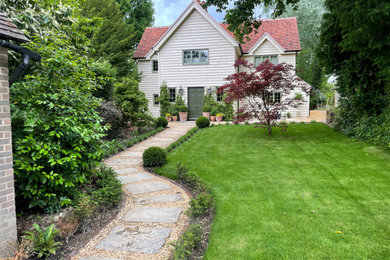 Design ideas for a large rural house exterior in Sussex.
