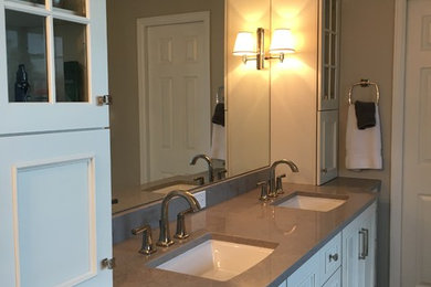Inspiration for a transitional bathroom remodel in Denver