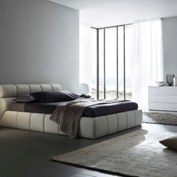 Cloud Beige Bed by Rossetto - Platform Beds
