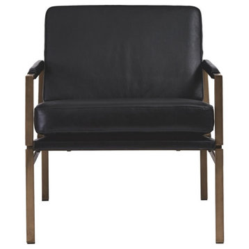 Signature Design by Ashley Puckman Accent Chair in Black