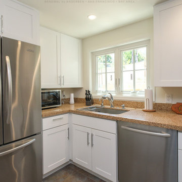 New Windows in Beautiful Kitchen - Renewal by Andersen San Francisco Bay Area