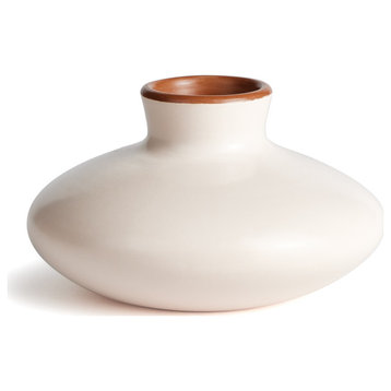 Fiorella Small White Vase