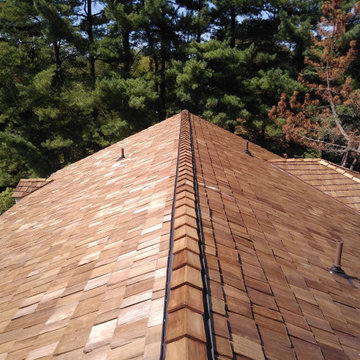 Cedar shake roof replacement