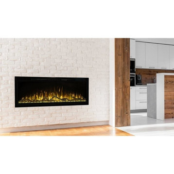 Modern Flames Spectrum Slimline Built-in/Wall Mounted Fireplace, 100" Wide