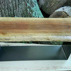 Live Edge Natural Slab - Walnut Bench with Bronzed Base - Furniture