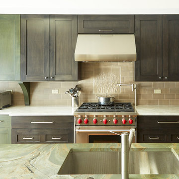Prairie Style Bannockburn Kitchen