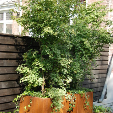 Corten Steel Andes Cube Planters