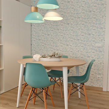 Luz y color en apartamento playa