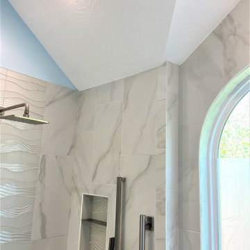 Updated Contemporary Master Bathroom