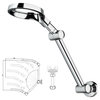 Methven AOHRUS Aio 2.3 GPM High Tech Halo Shower Head Package with Aurajet Tech