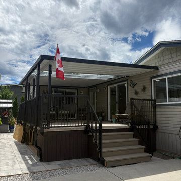 Complete Covered Deck Remodel & Outdoor Living Renovation | West Kelowna