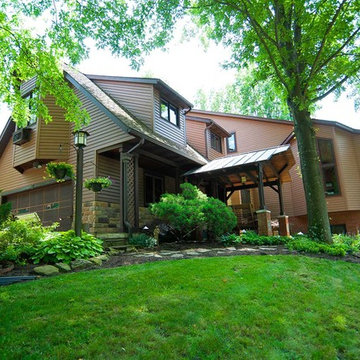 Renovation on a hillside