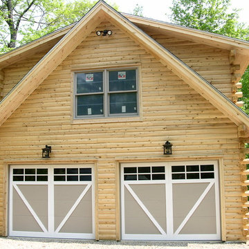 Big Twig Homes Katahdin cedar log home in Hendersonville North Carolina