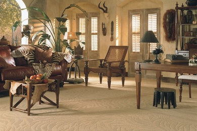 Living room - transitional living room idea in Orange County