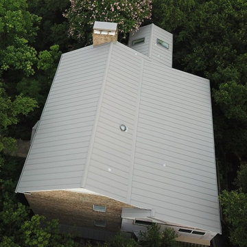 Snap Lock Standing Seam in Slate Gray West Lake, TX