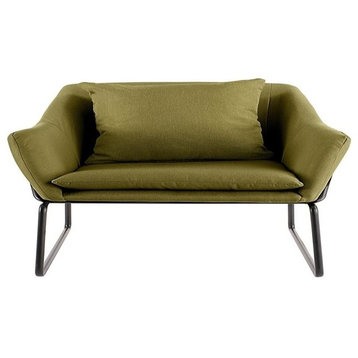 Elle Decor Odile Accent Chair in French Pistachio