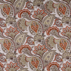 Kovi Fabrics Apricot Coral Contemporary Damask Upholstery Fabric by The Yard