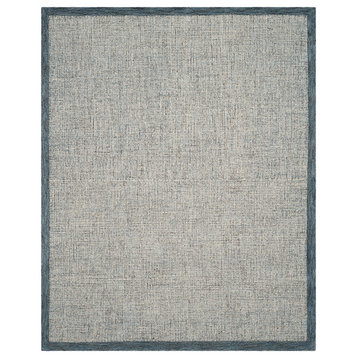 Safavieh Abstract Collection ABT220 Rug, Navy/Ivory, 8'x10'