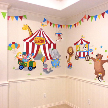 Circus murals