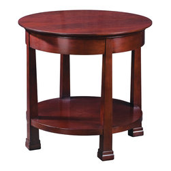 Stickley Round Lamp Table 8776 - Side Tables And End Tables