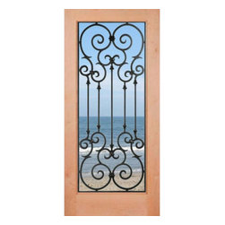 MONTE CARLO - KNOTTY ALDER 1 LITE DOOR (1-3/4") - Front Doors