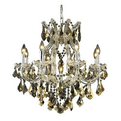 Elegant Lighting - Elegant Lighting 2800D26C-GT/SS Chandelier Maria Theresa - Chandeliers