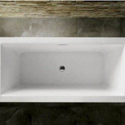 VIRTU VTU-1367 SERENITY 67" X 27.5" FREESTANDING SOAKING BATH TUB - Bathtubs