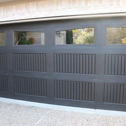 Wayne Dalton  9800 Fiberglass Door  Style is Sonoma with clear windows in the wa - Products