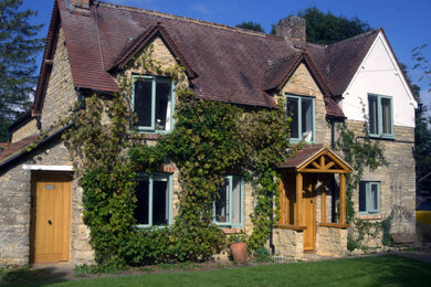 Two floor front house exterior in Buckinghamshire.
