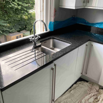 Removing Limescale from Granite Worktops in a Folkestone Kitchen