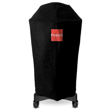 Fuego Element Hinged Outdoor Cover, Black