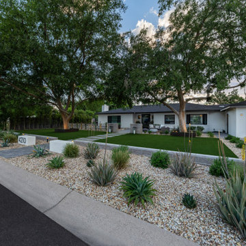 Mid-Century Modern Landscape Escape in Arcadia Pool, Outdoor Bar & Lush Front