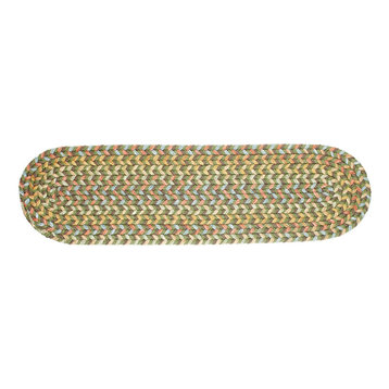 Confetti Stair Treads Olive 8''x28'', Set of 13