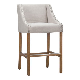 Castaic Stool by Kosas Home, Counter Height - Transitional - Bar Stools ...