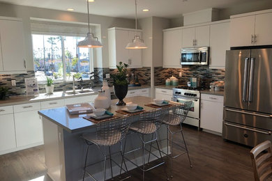 Kitchen - modern kitchen idea in Orange County