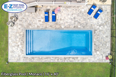 Plaistow, NH Fiberglass Pool, Monaco Model