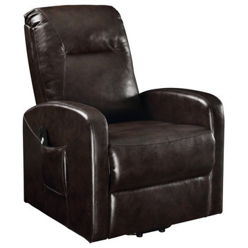 ACME Kasia Recliner With Power Lift, Espresso PU