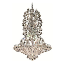 Elegant Lighting - Elegant Lighting 2908D28C/SA Chandelier Sirius - Chandeliers