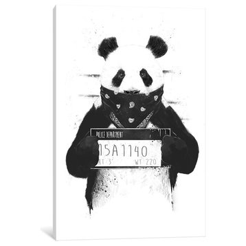 "Bad Panda" by Balazs Solti, 18x12x1.5"