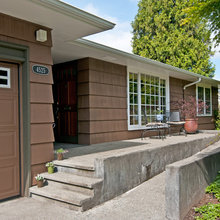 North entry ramp steps