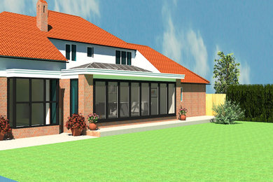 Buckinghamshire - Contemporary Family Kitchen and Orangery