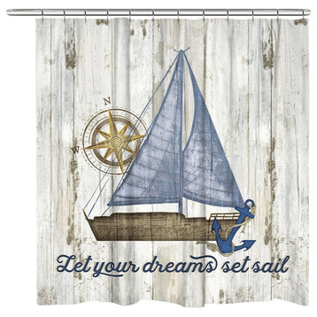 Set Sail Shower Curtain